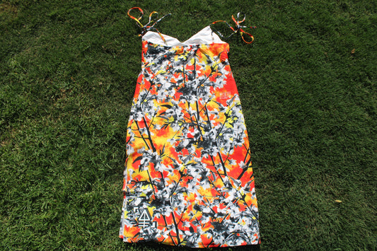 OG Cherry Blossom Blaze Camo Midi Dress