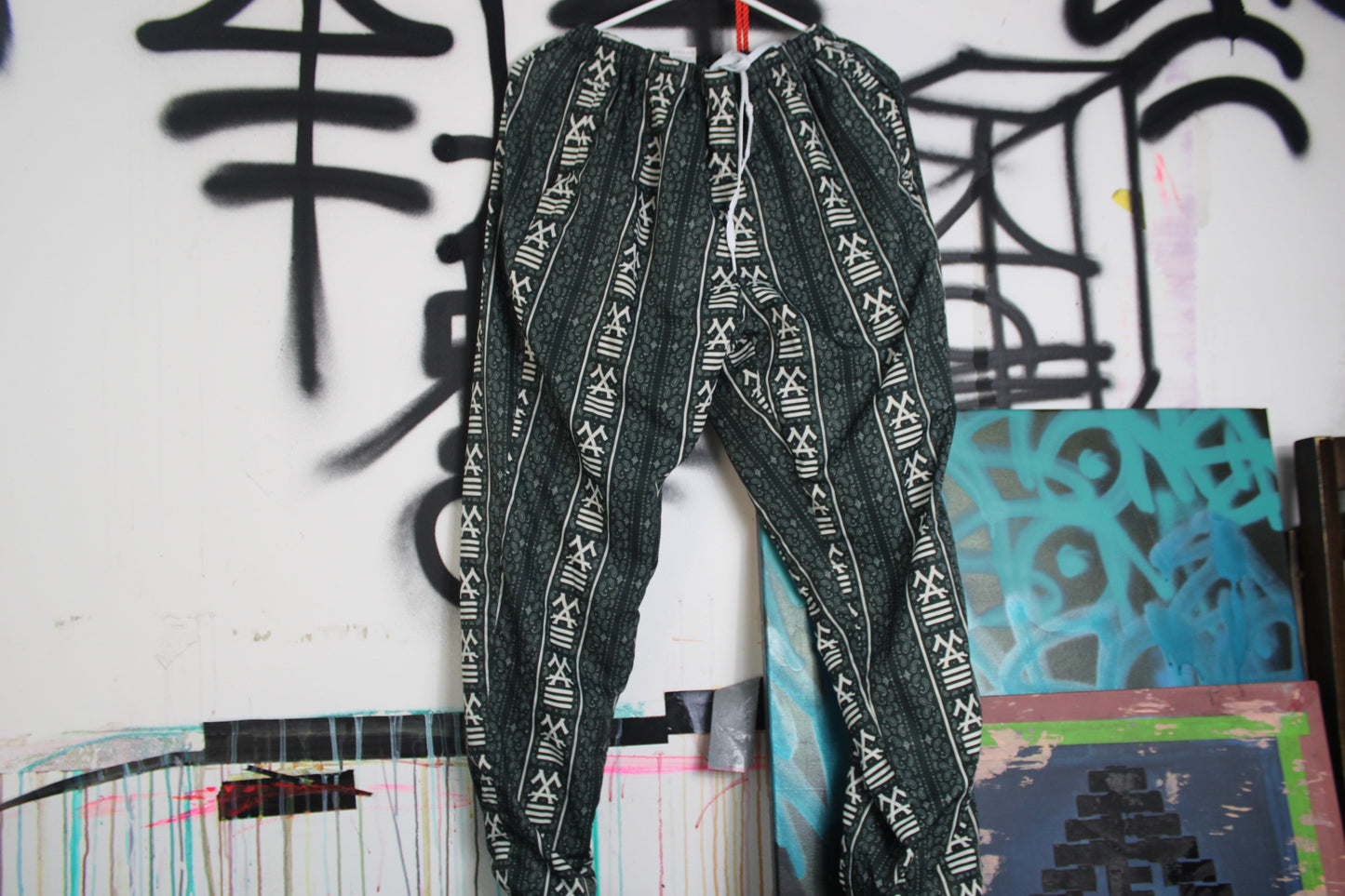 Mae Mae X Sehent Bandanna Track Pants Black
