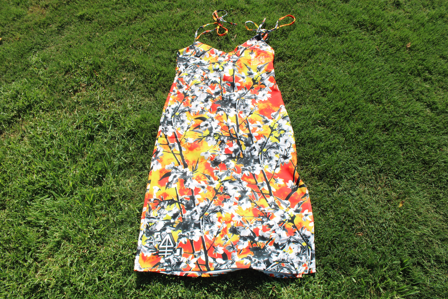 OG Cherry Blossom Blaze Camo Midi Dress