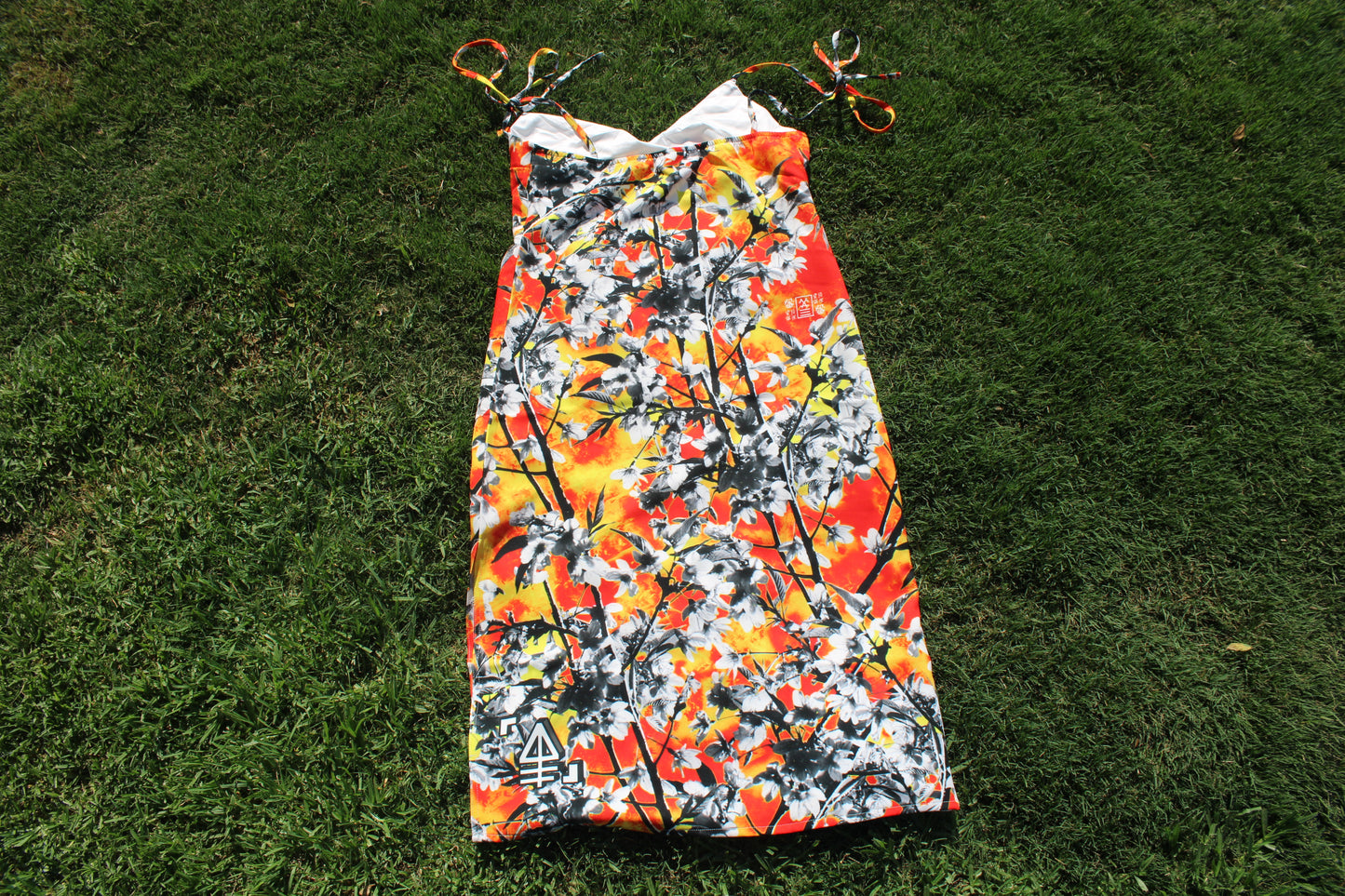 OG Cherry Blossom Blaze Camo Midi Dress