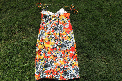 OG Cherry Blossom Blaze Camo Midi Dress