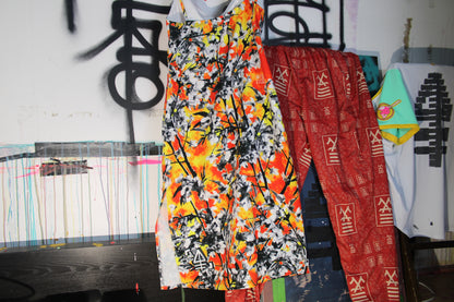 OG Cherry Blossom Blaze Camo Midi Dress