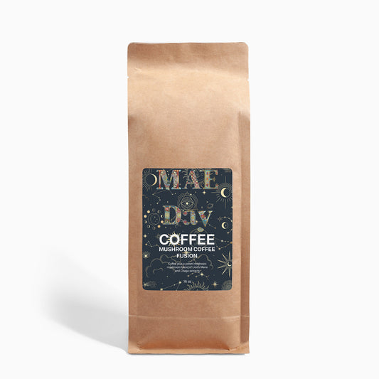 Mae Day Mushroom Coffee Fusion - Lion’s Mane & Chaga 16oz 10%OFF