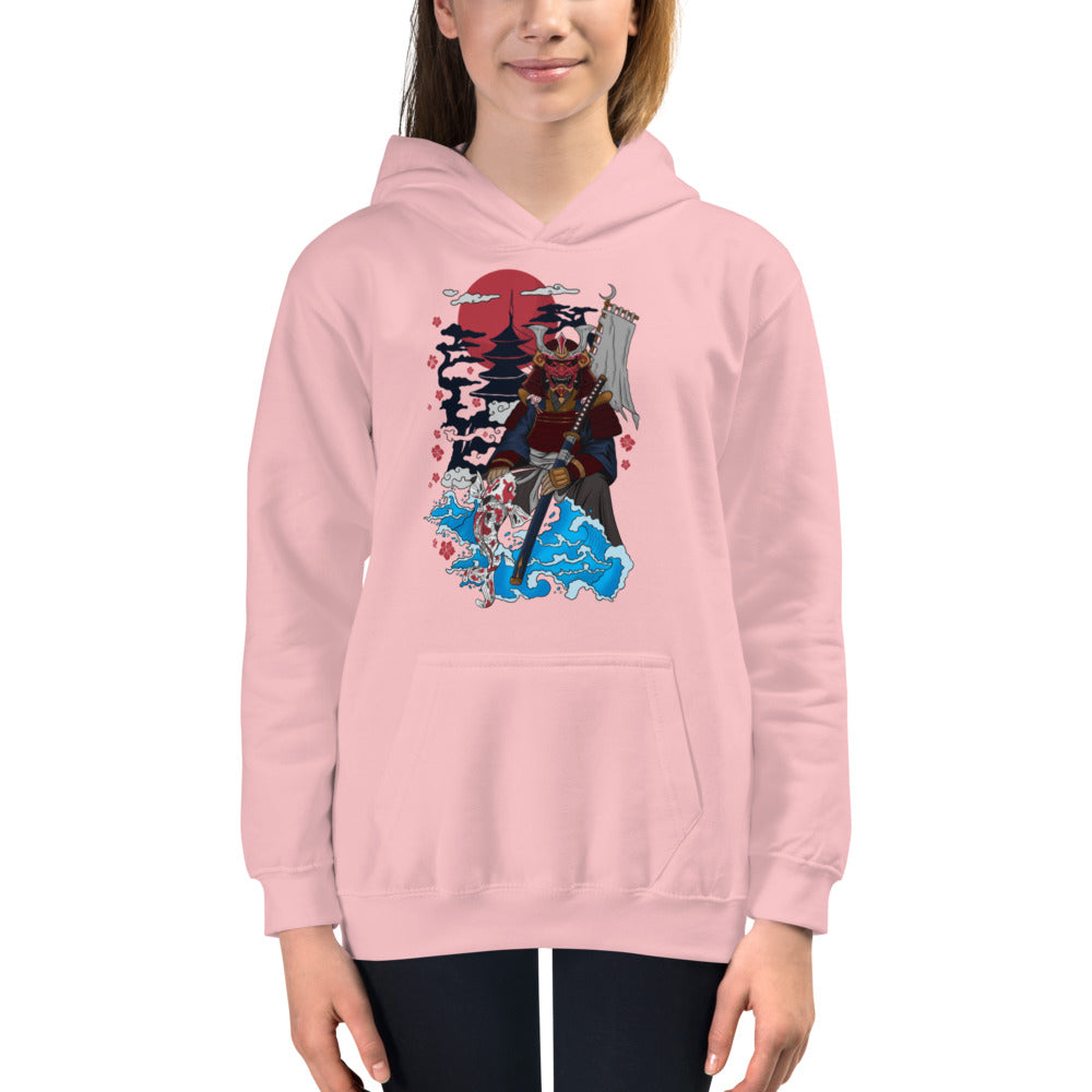 Samurai Father & daughter Kids Hoodie