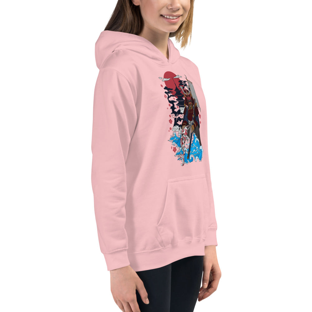 Samurai Father & daughter Kids Hoodie