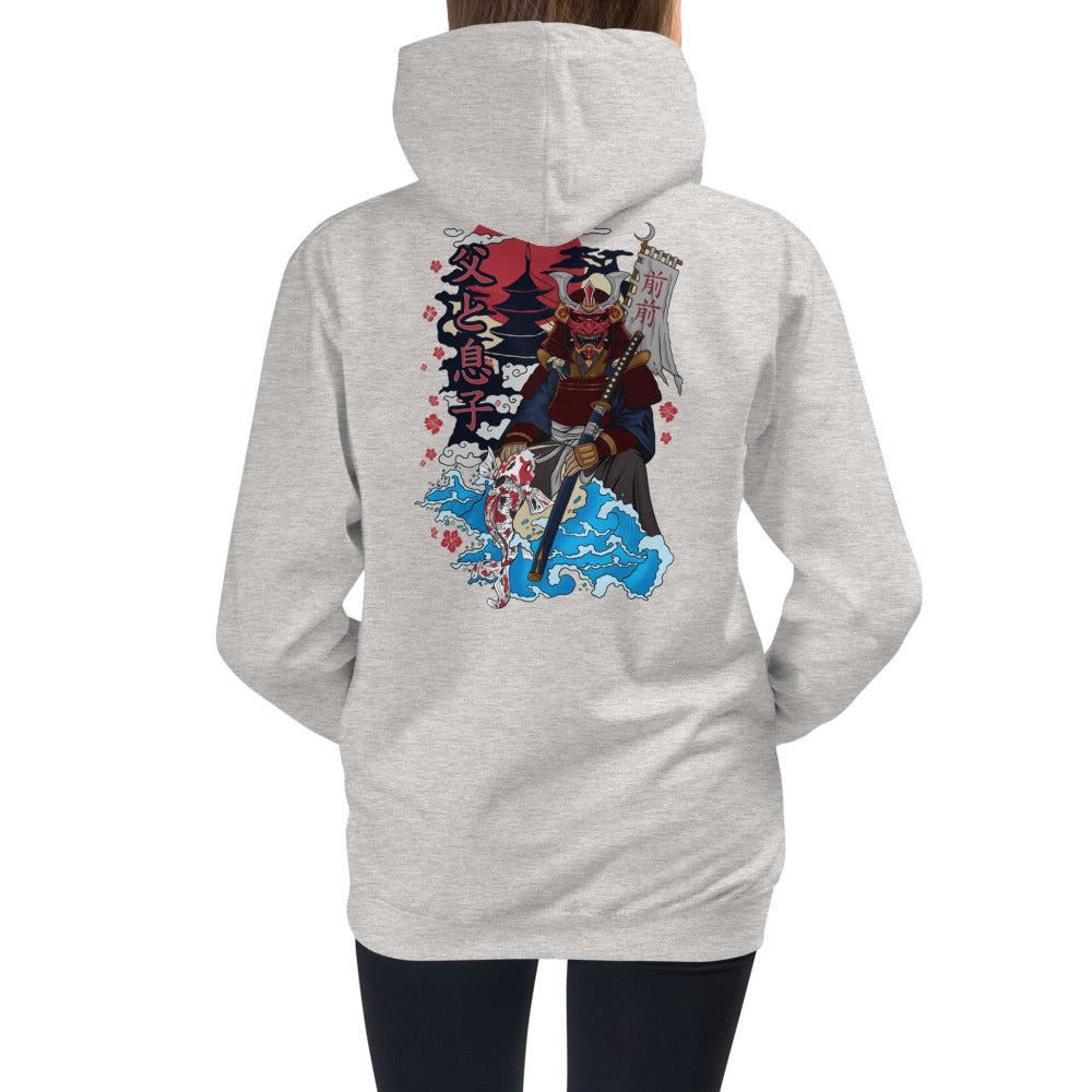 Samurai Father & daughter Kids Hoodie