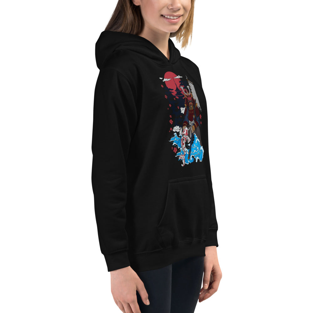 Samurai Father & daughter Kids Hoodie