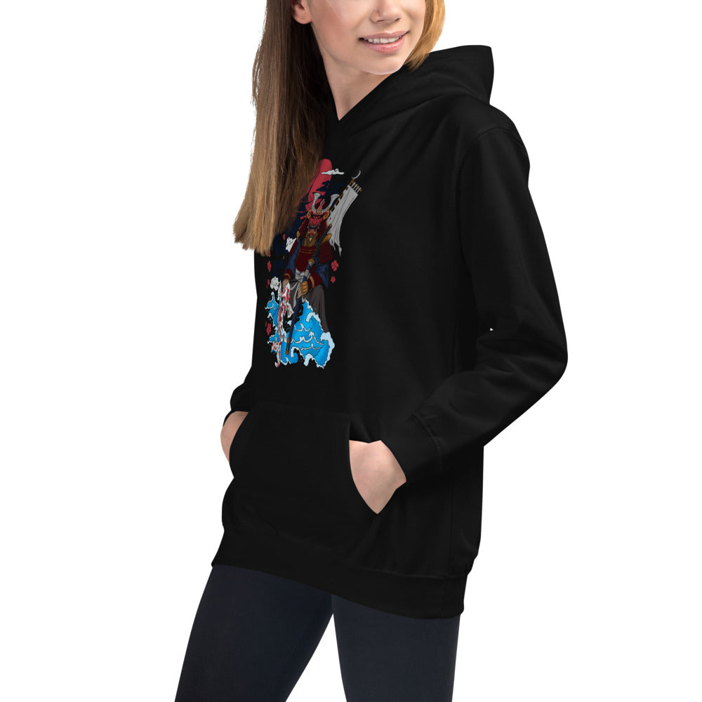 Samurai Father & daughter Kids Hoodie